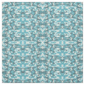 ウィンターブルー迷彩柄軍隊カモフラージュ軍隊 ファブリック (見本)