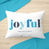 ウィンターブルー"うれしい"休日 アクセントクッション