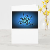 ウィンターブルー、カード カード (黄色い花)