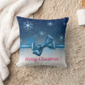 ウィンターブルー クッション (ブランケット)