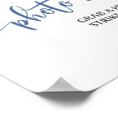 ウィンターブルー シノワーズ ブライダルシャワー フォトブース ポスター (角)