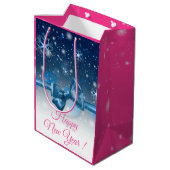 ウィンターブルー ミディアムペーパーバッグ (裏面アングル)