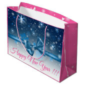 ウィンターブルー ラージペーパーバッグ (裏面アングル)