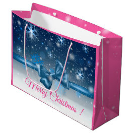 ウィンターブルー ラージペーパーバッグ