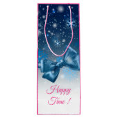 ウィンターブルー ワインギフトバッグ (裏面)