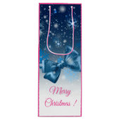 ウィンターブルー ワインギフトバッグ (正面)