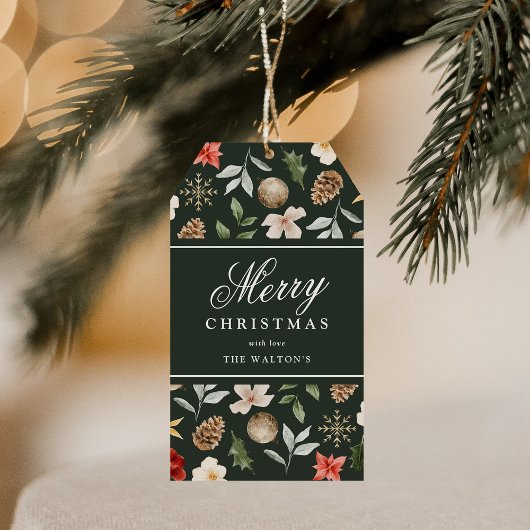 ウィンターブロタニカル クリスマス ギフトタグ