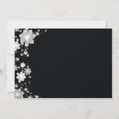 ウィンターブロッサムブライダルシャワー 招待状 (裏面)