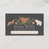 ウィンターブロージネイビーベビーおむつラッフルチケット エンクロージャーカード (正面)