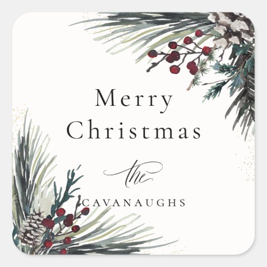 ウィンターブ素朴ルーズホリデイ スクエアシール (正面)