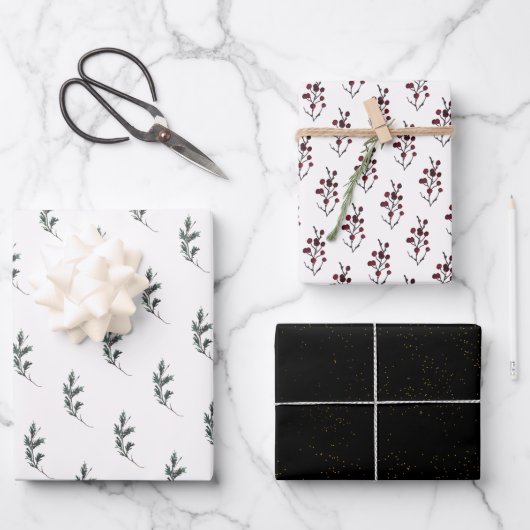 ウィンターブ素朴ルーズホリデイ ラッピングペーパーシート (正面)