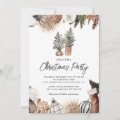 ウィンタープインズのクリスマスパーティー招待状 招待状 (正面)