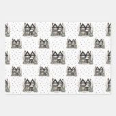 ウィンタープエレガントライドホリデイ ラッピングペーパーシート (正面3)