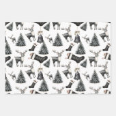 ウィンタープエレガントライドホリデイ ラッピングペーパーシート (正面)