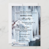 ウィンタープラチナウエディング 招待状 (正面)