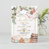 ウィンタープリザーブフローラル メリーリトルクリスマスパーティー - ティー 招待状 (スタンド正面)