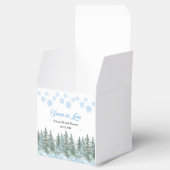 ウィンタープリンの雪の恋の雪の花の結婚前パーティー フェイバーボックス (オープン)