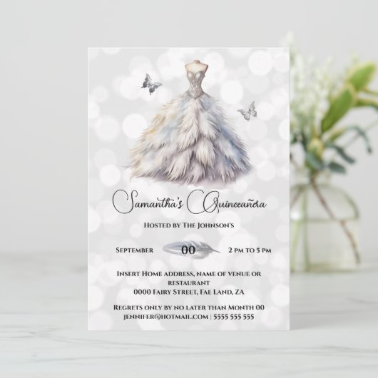 ウィンタープリンセスキンセアニラファンタジーボールゴーシック 招待状 (スタンド正面)