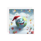 ウィンタープリーティングカード カード (正面/裏面インサイチュ)