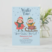 ウィンタープレイタイム招待状 招待状 (スタンド正面)