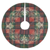 ウィンタープレイドアンドレースリース ブラッシュドポリエステルツリースカート (正面)