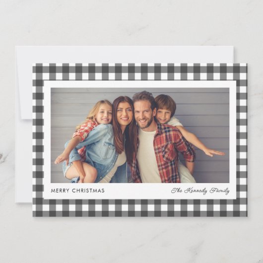 ウィンタープレイド3フォトクリスマスカード シーズンカード (正面)