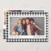 ウィンタープレイド3フォトクリスマスカード シーズンカード (正面/裏面)