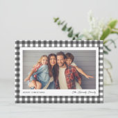 ウィンタープレイド3フォトクリスマスカード シーズンカード (スタンド正面)