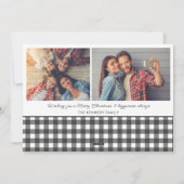 ウィンタープレイド3フォトクリスマスカード シーズンカード (裏面)