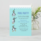ウィンタープールパーティの招待状 招待状 (スタンド正面)