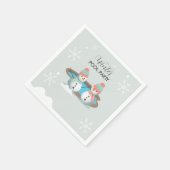 ウィンタープール誕生日パーティー スタンダードカクテルナプキン (角)