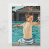 ウィンタープール誕生日写真パーティー 招待状 (裏面)