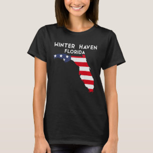 ウィンターヘブンフロリダUSA州アメリカトラベルフロル Tシャツ