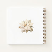 ウィンターベアベビーの冷たい屋外ベビーシャワー ノートブック (裏面)