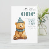 ウィンターベアーグリーンバースデーパーティー 招待状 (スタンド正面)