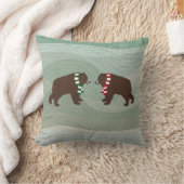 ウィンターベアーズ装飾用クッション クッション (ブランケット)