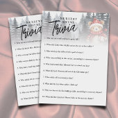 ウィンターベア子供部屋ライムトリビアベビーシャワーゲーム エンクロージャーカード