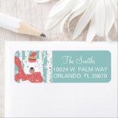 ウィンターベア差出人住所ラベル ラベル (インサイチュ)