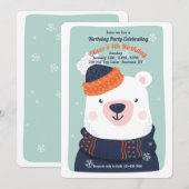 ウィンターベア招待状 招待状 (正面/裏面)