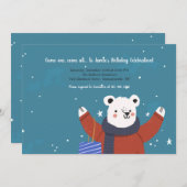 ウィンターベア招待状 招待状 (正面/裏面)