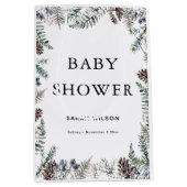 ウィンターベビーシャワー抱き枕 ミディアムペーパーバッグ (正面)