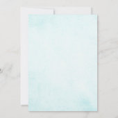 ウィンターベビーシャワー招待状 招待状 (裏面)