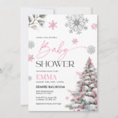 ウィンターベビーシャワー招待状 招待状 (正面)