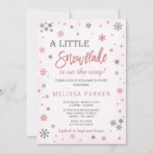 ウィンターベビーシャワー招待状 招待状 (正面)