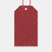 ウィンターベリエレガントーズホリデーパーティー ギフトタグ (裏面)