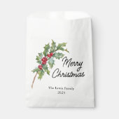 ウィンターベリエレガントーズホリデーパーティー フェイバーバッグ (正面)