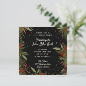 ウィンターベリーかわいらしインスピレーションブライダルシャワー 招待状 (スタンド正面)