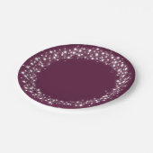 ウィンターベリーきらめくライツクリスマス ペーパープレート (アングル)