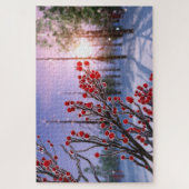 ウィンターベリーインアイスパズル ジグソーパズル (縦)