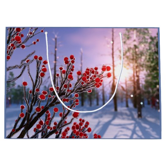 ウィンターベリーインアイス抱き枕 ラージペーパーバッグ (正面)